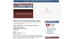 Desktop Screenshot of heartlandurgentcare.com